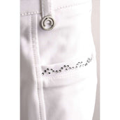 Montar Pantalon d'Équitation Crystal Full Grip Blanc