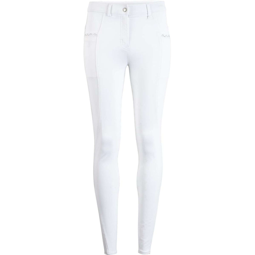 Montar Pantalon d'Équitation Crystal Full Grip Blanc Montar Pantalon d'Équitation Crystal Full Grip Blanc