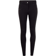 Montar Pantalon d'Équitation Crystal Full Grip Noir