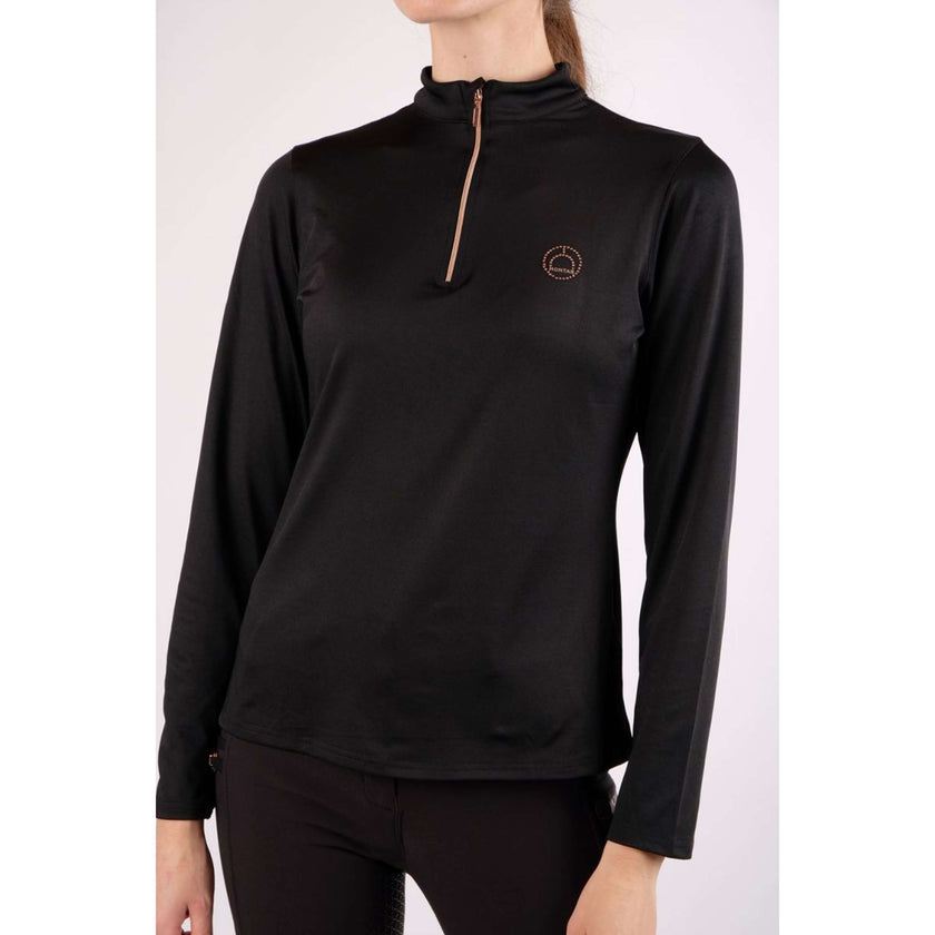 Montar Chemise Everly Rosegold Junior Longues Manches Noir Montar Chemise Everly Rosegold Junior Longues Manches Noir