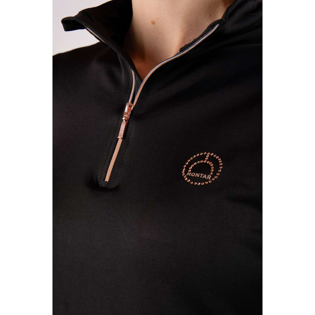 Montar Chemise Everly Rosegold Junior Longues Manches Noir