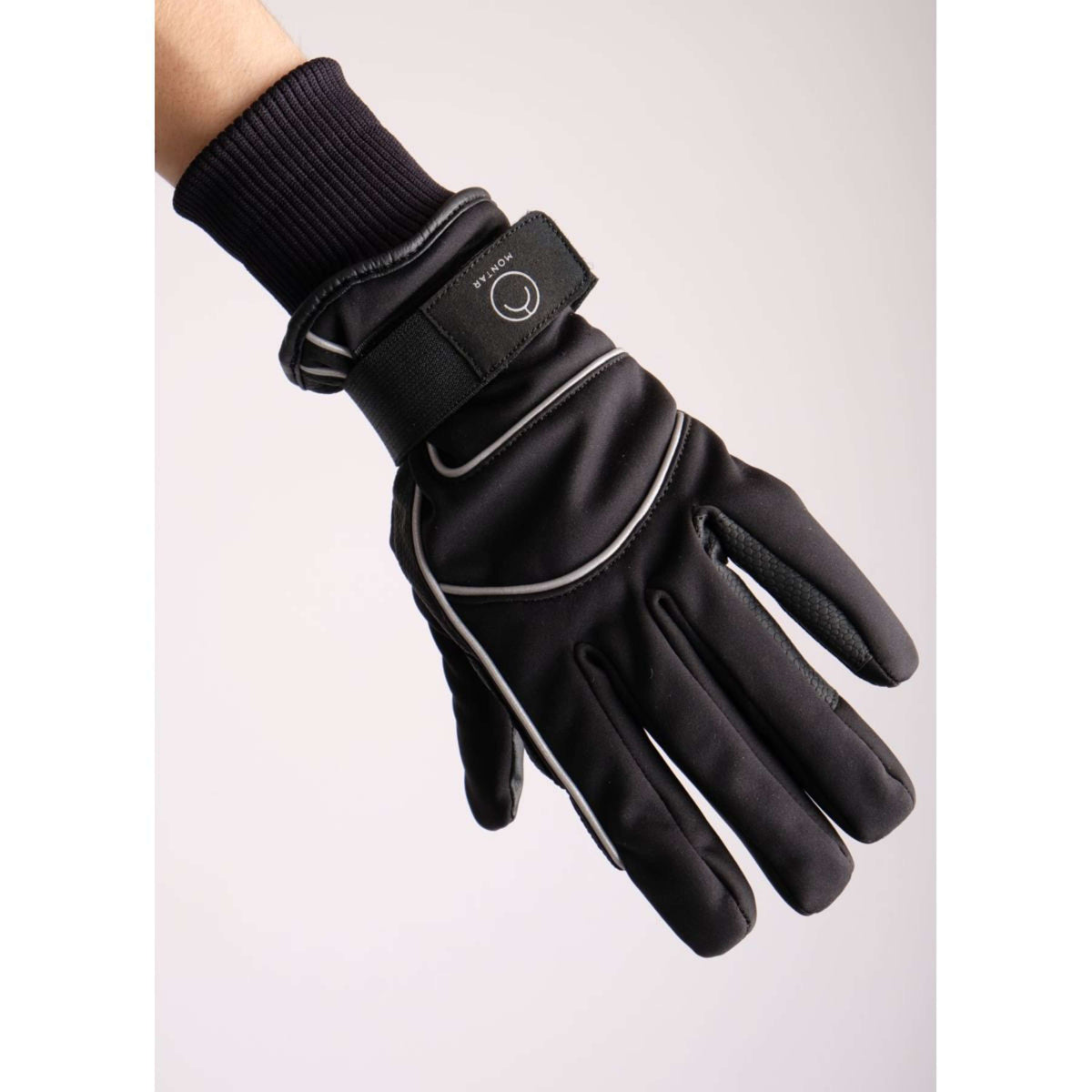 Montar Gants d'Équitation Winter Noir