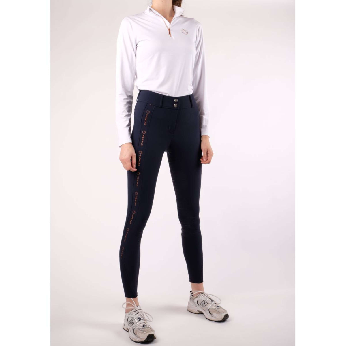 Montar Chemise Everly Rosegold Longues Manches Blanc