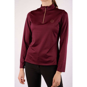 Montar Chemise Everly Rosegold Longues Manches Prune
