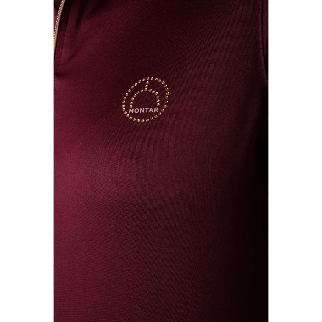 Montar Chemise Everly Rosegold Longues Manches Prune