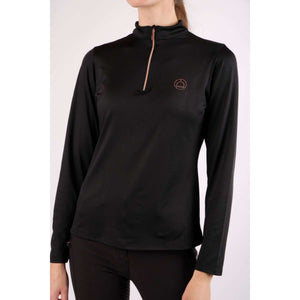 Montar Chemise Everly Rosegold Longues Manches Noir