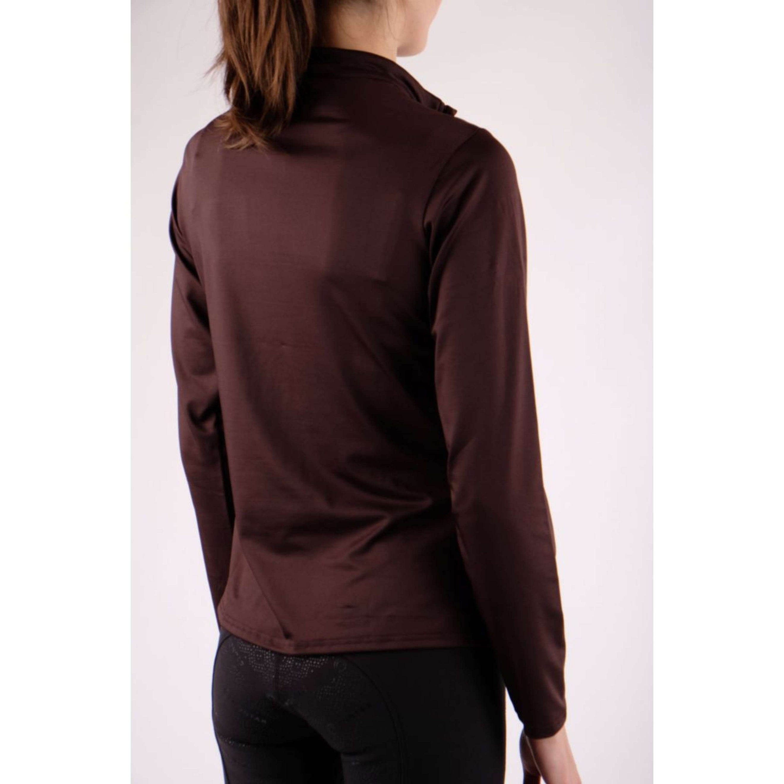 Montar Chemise Everly Rosegold Longues Manches Marron