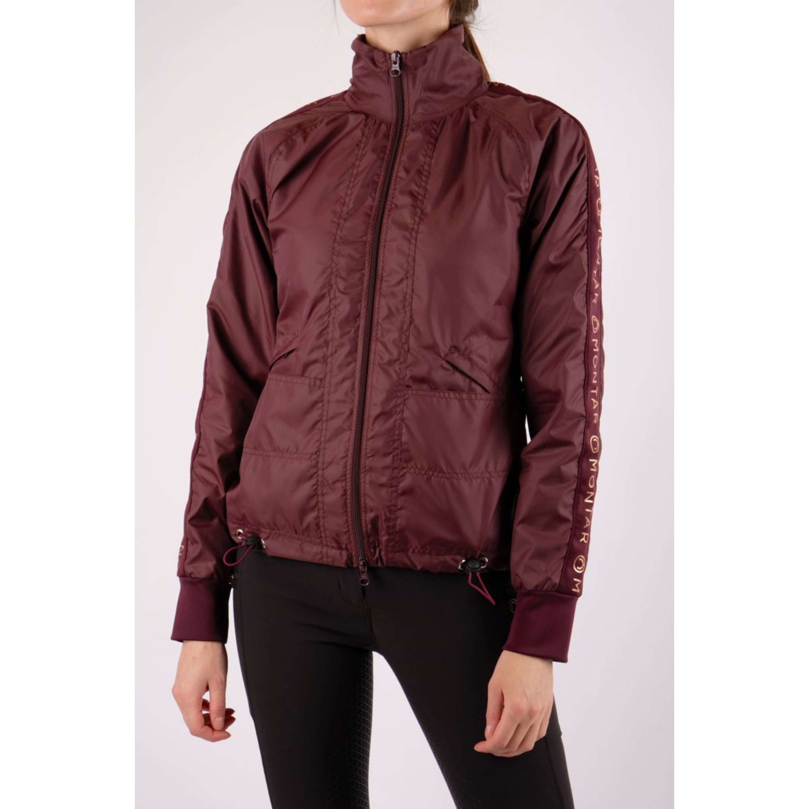 Montar Blouson Frida Rosegold Logo Nylon Prune