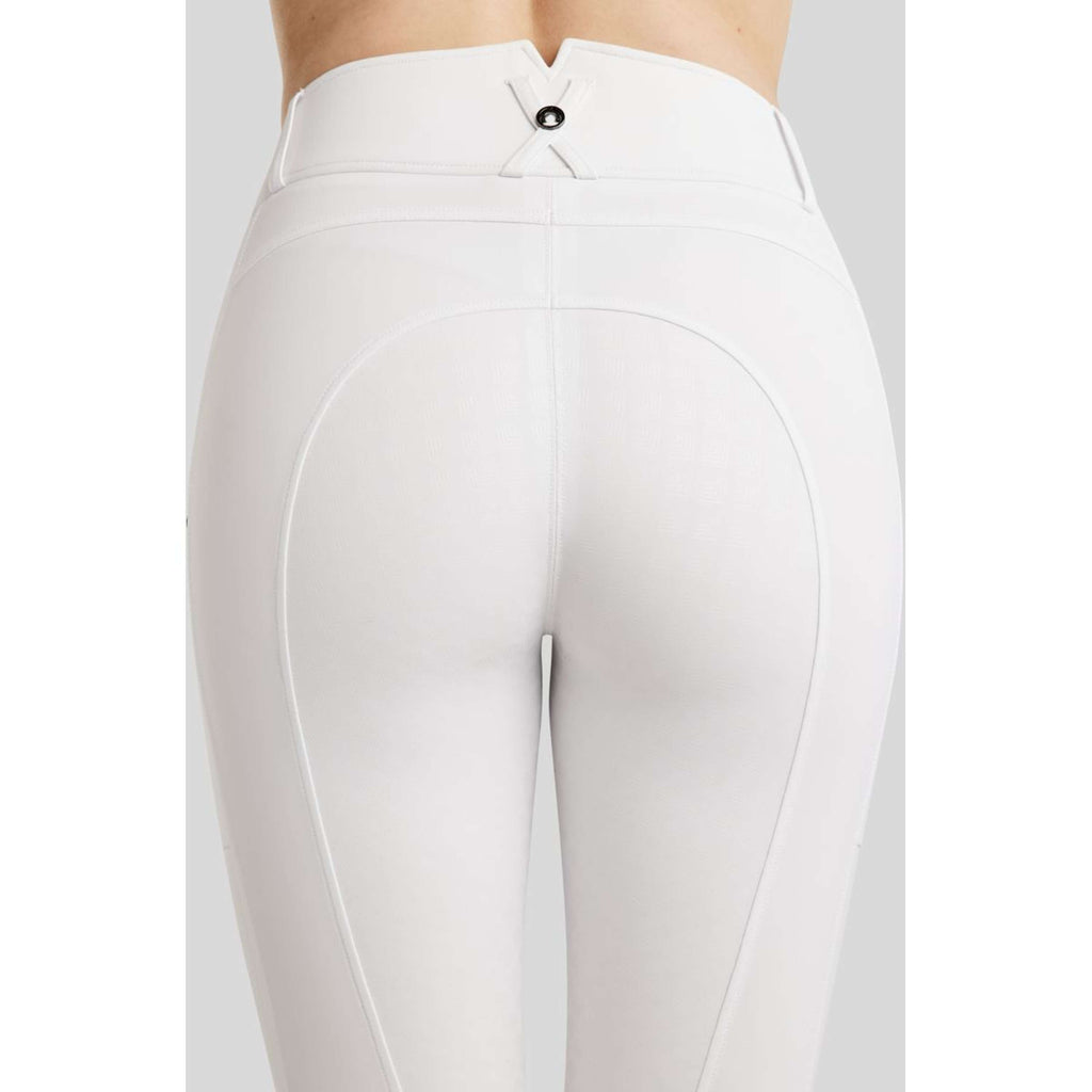 Montar Pantalon d'Équitation MoEmilia Full Grip Blanc
