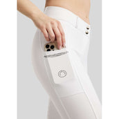 Montar Pantalon d'Équitation MoEmilia Full Grip Blanc