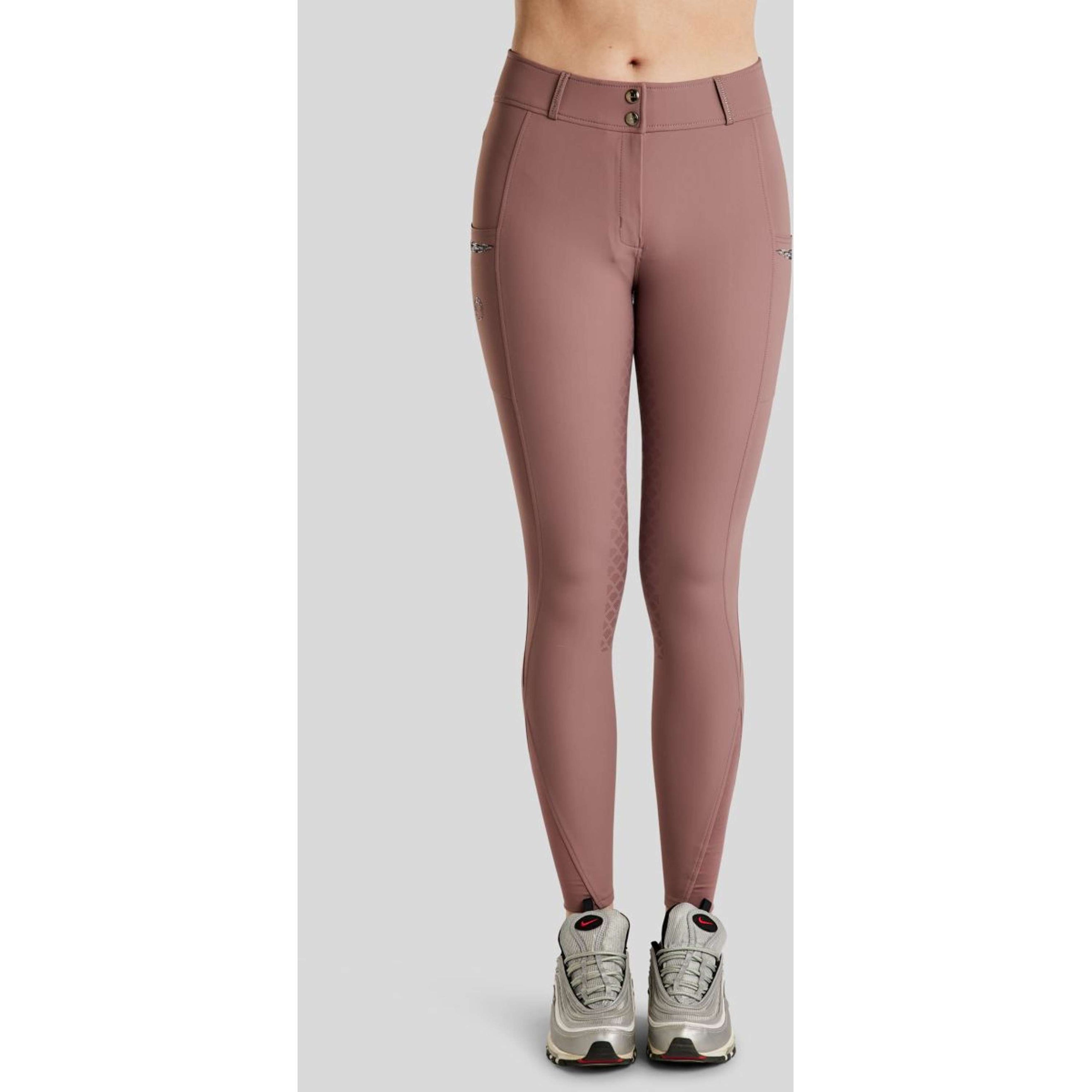 Montar Pantalon d'Équitation MoEmilia Full Grip Dusty Rose