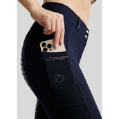 Montar Pantalon d'Équitation MoEmilia Full Grip Marin
