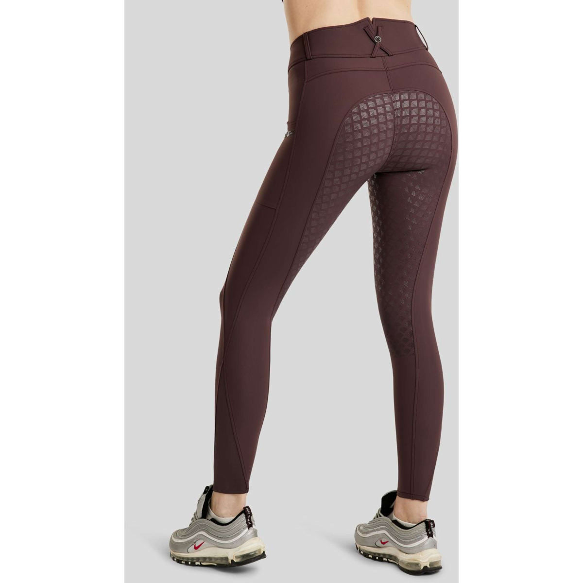 Montar Pantalon d'Équitation MoEmilia Full Grip Black Peony