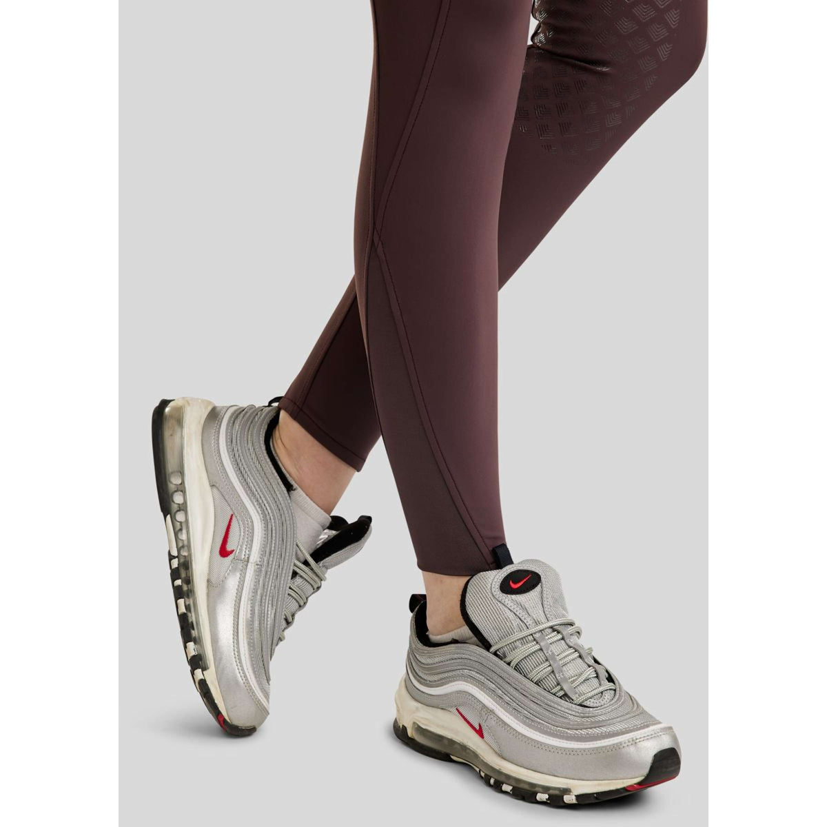 Montar Pantalon d'Équitation MoEmilia Full Grip Black Peony