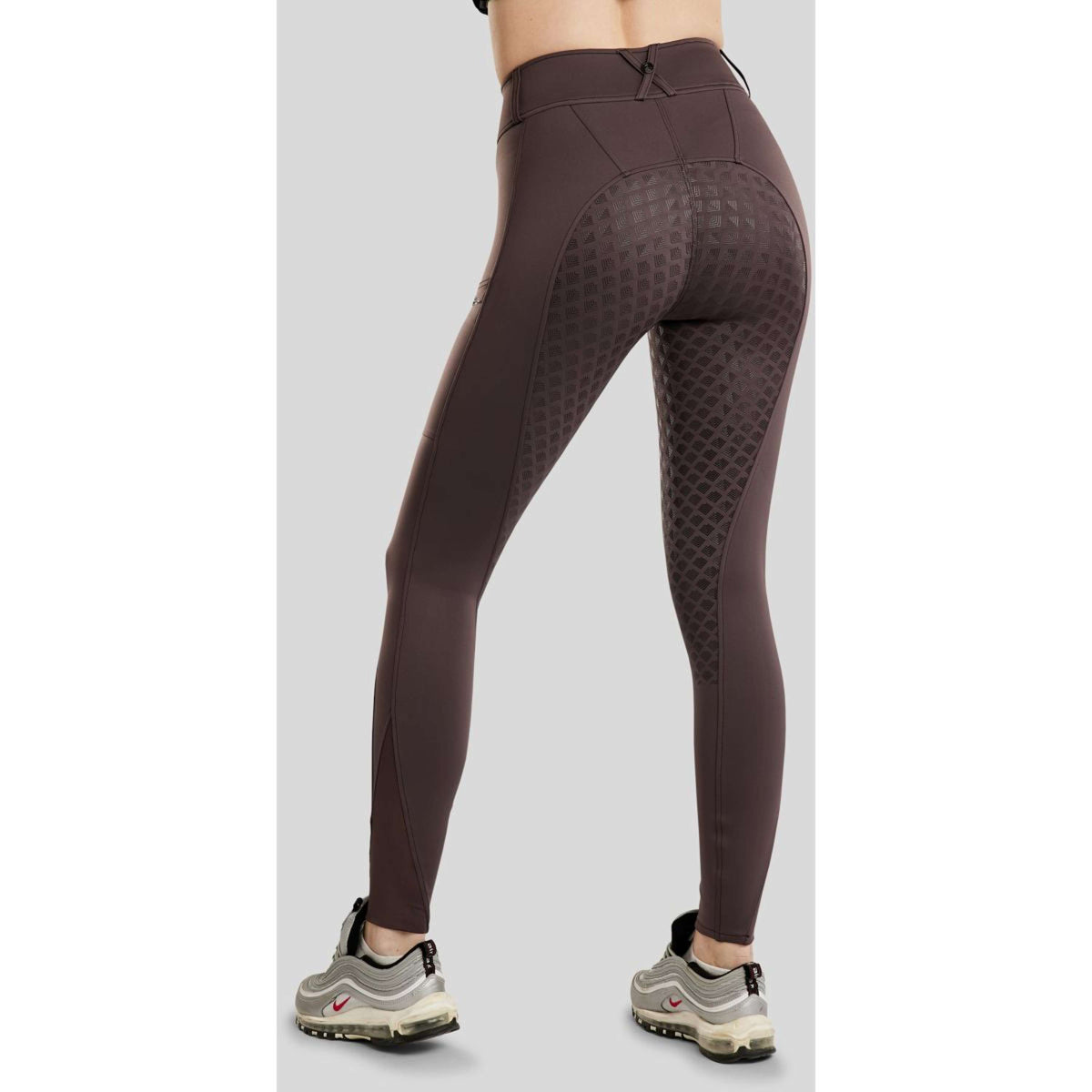 Montar Legging d'Équitation MoEmilia Full Grip Black Peony