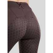 Montar Legging d'Équitation MoEmilia Full Grip Black Peony