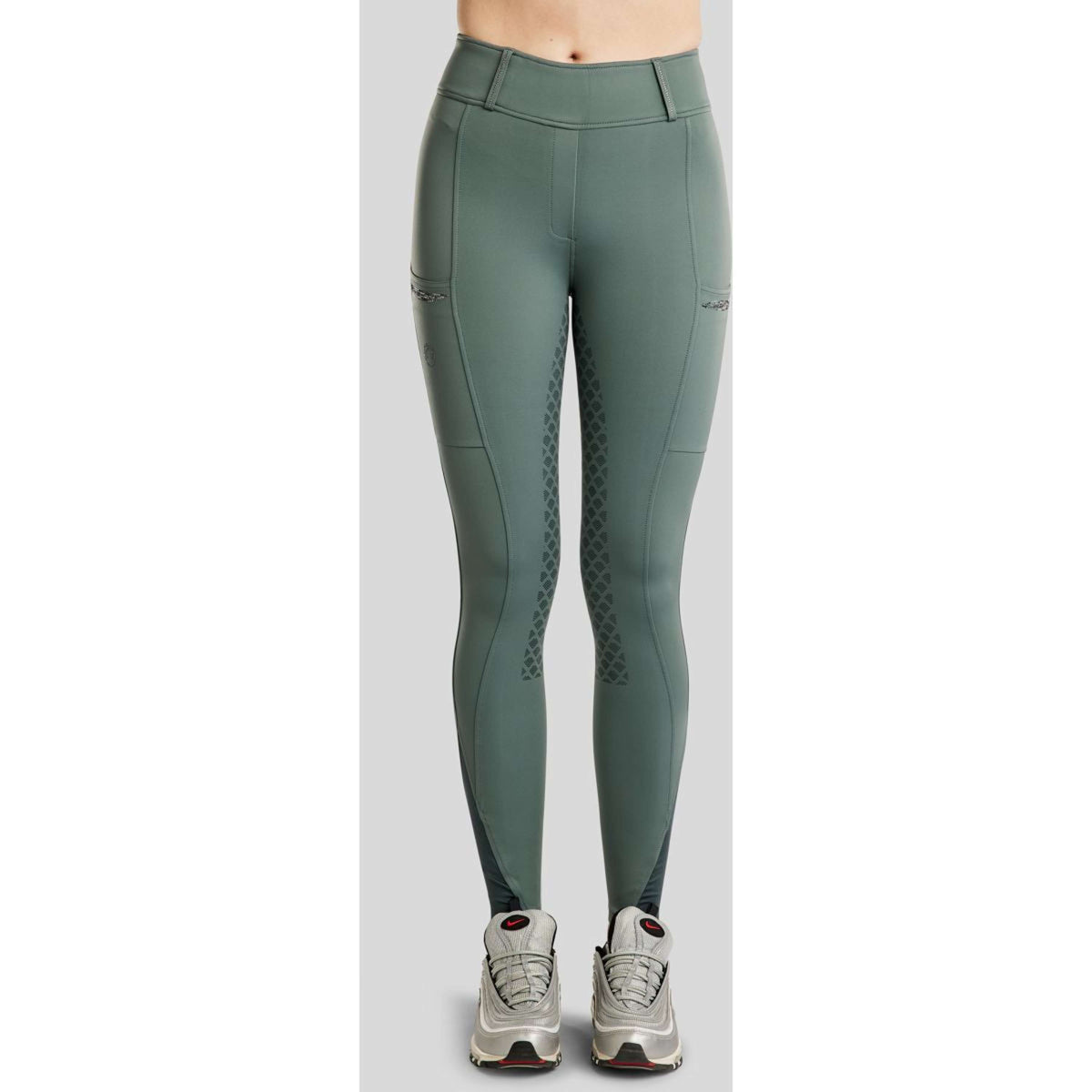 Montar Legging d'Équitation MoEmilia Full Grip Jade