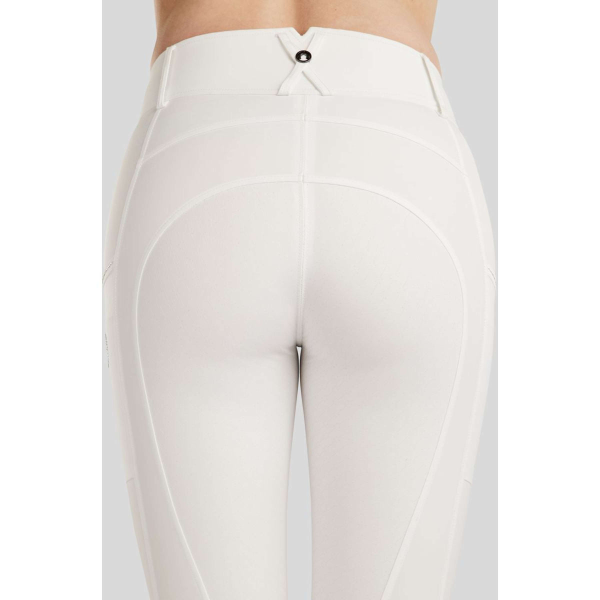 Montar Pantalon d'Équitation MoCha Full Grip Blanc
