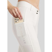 Montar Pantalon d'Équitation MoCha Full Grip Blanc