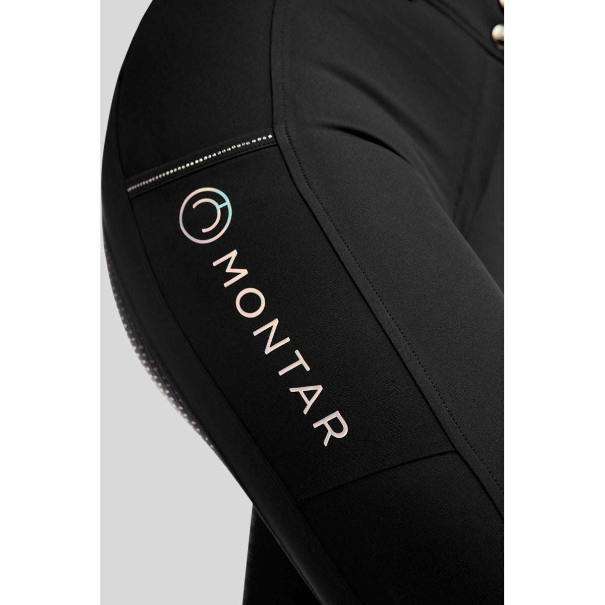 Montar Pantalon d'Équitation MoCha Full Grip Noir