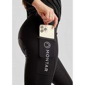 Montar Pantalon d'Équitation MoCha Full Grip Noir
