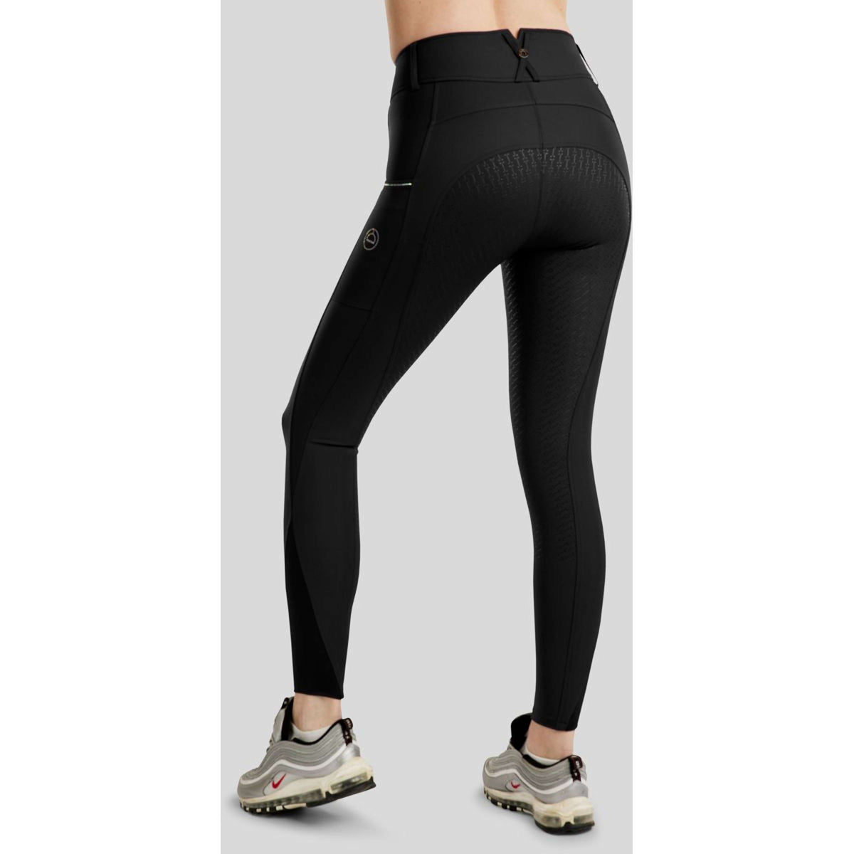 Montar Pantalon d'Équitation MoCha Full Grip Noir