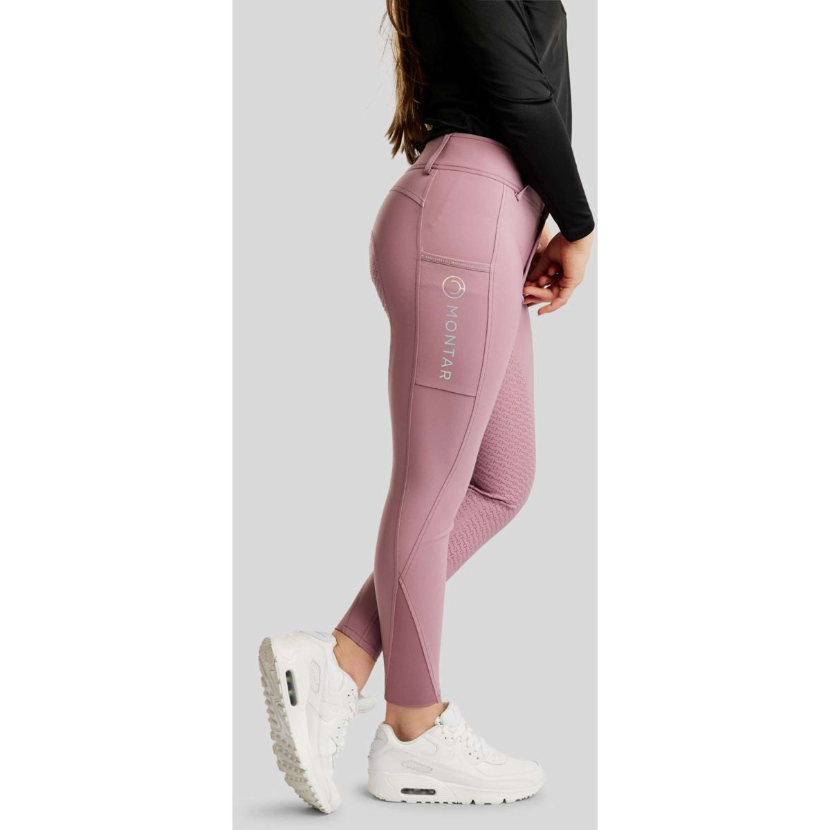 Montar Pantalon d'Équitation MoCha Full Grip Geranie
