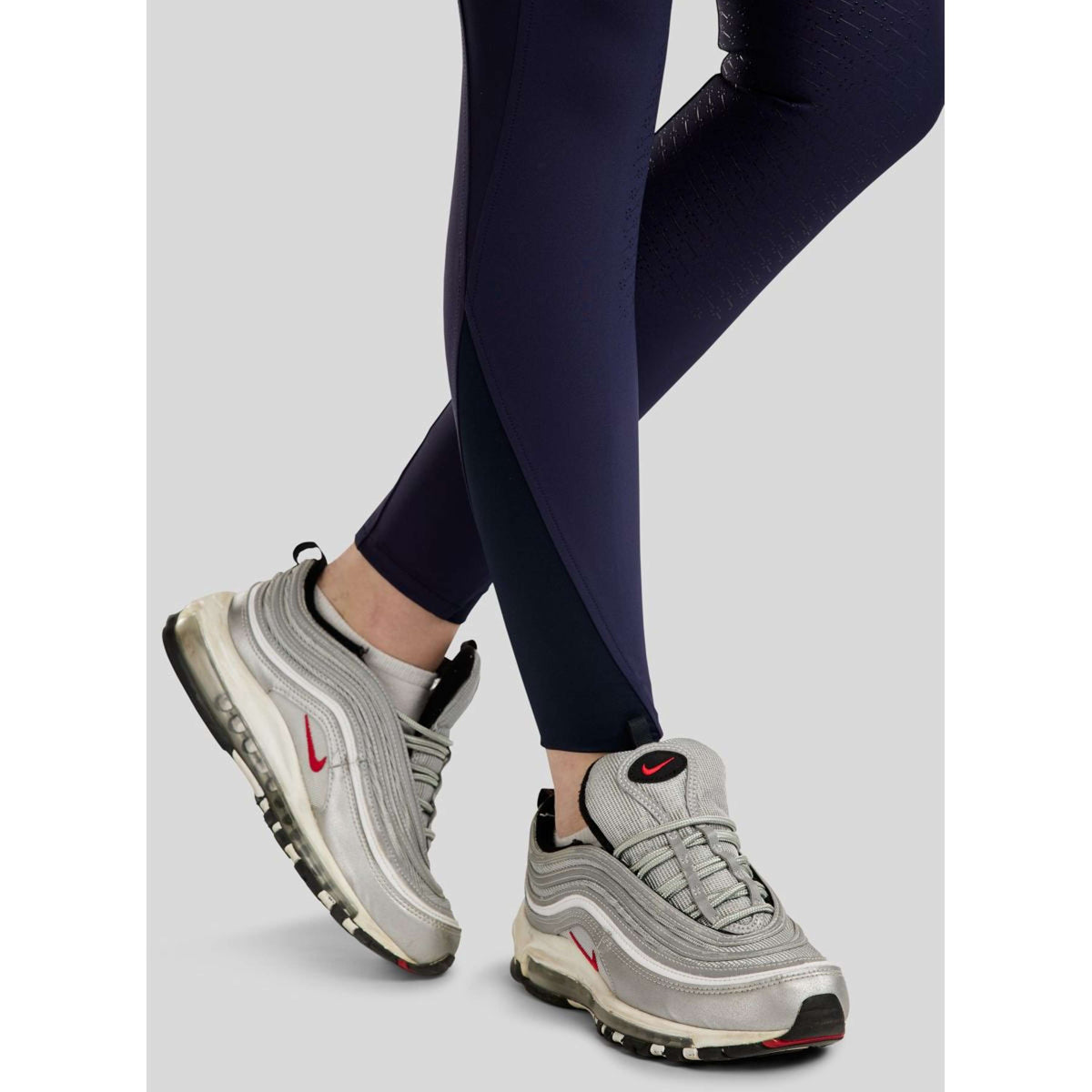 Montar Pantalon d'Équitation MoCha Full Grip Marin