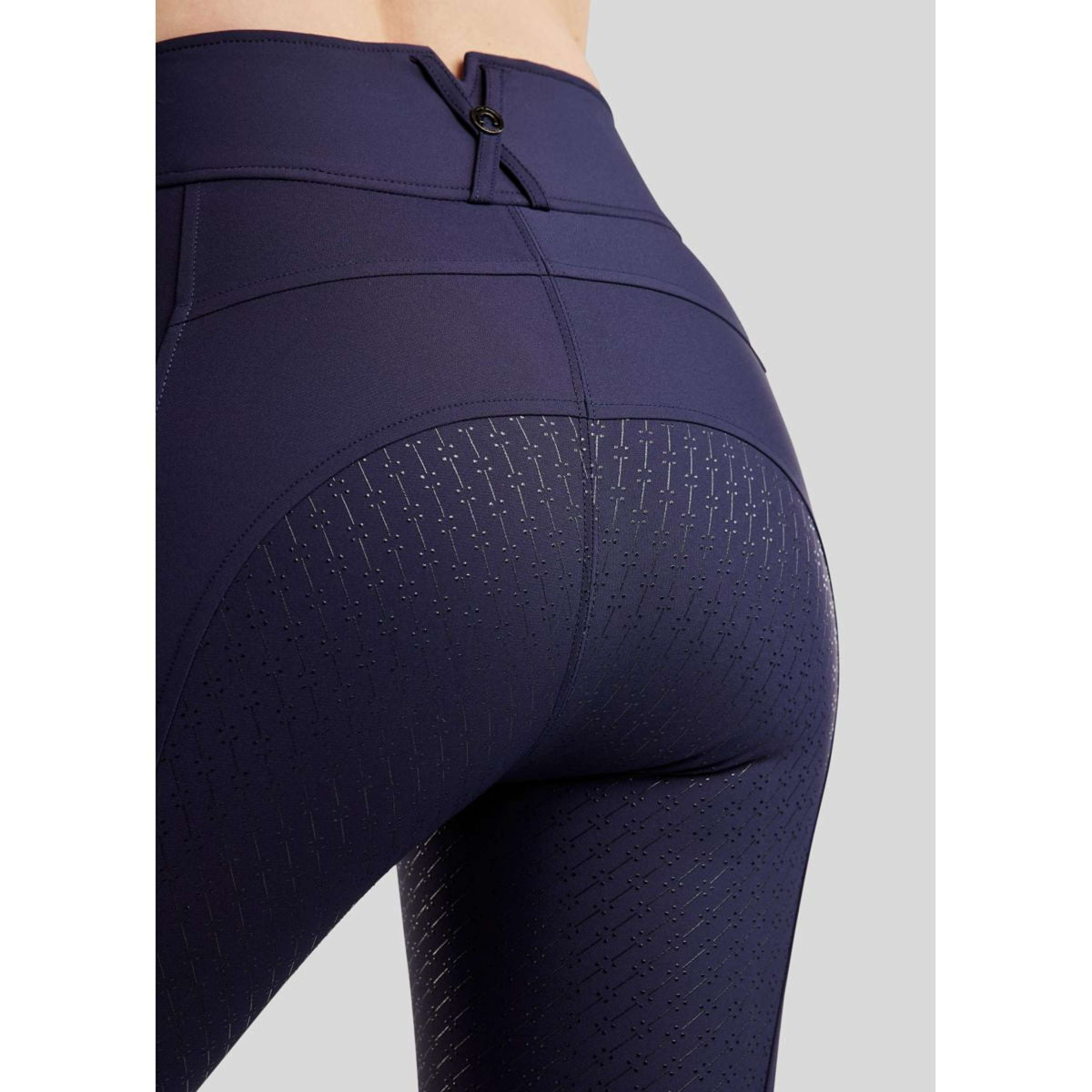 Montar Pantalon d'Équitation MoCha Full Grip Marin