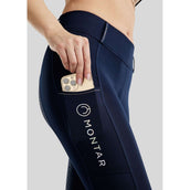 Montar Legging d'Équitation MoCha Full Grip Marin