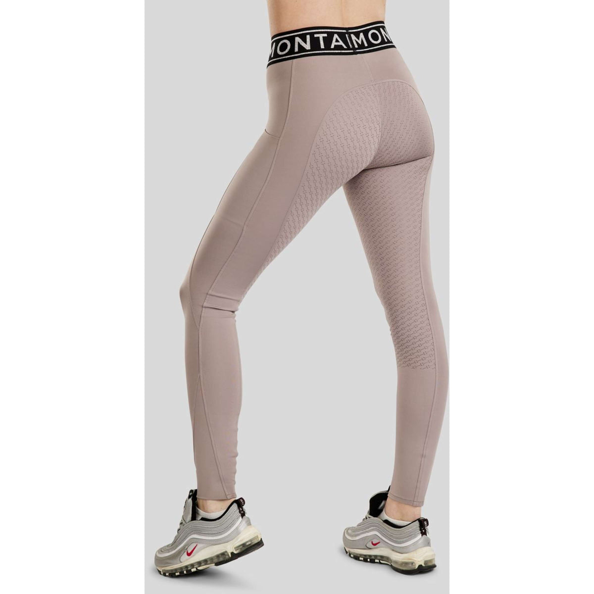 Montar Legging d'Équitation MoSille Full Grip Rose Grey