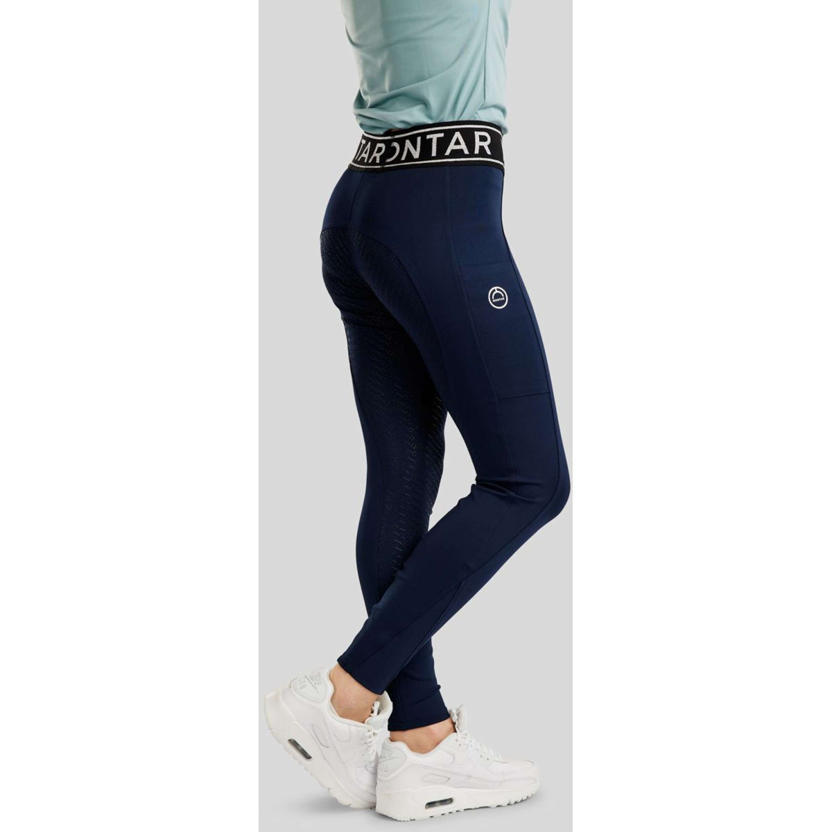 Montar Legging d'Équitation MoSille Full Grip Marin