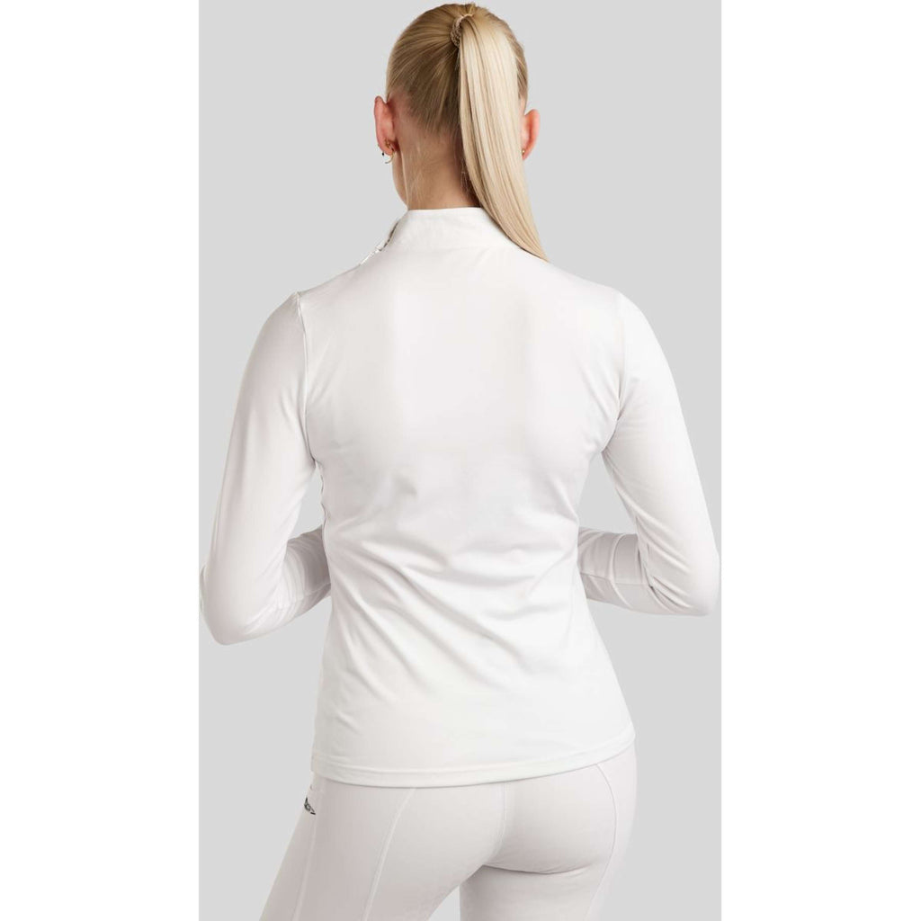 Montar T-shirt de Concours MoEmilia Longues Manches Blanc