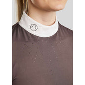 Montar T-shirt de Concours MoEmilia Longues Manches Black Peony