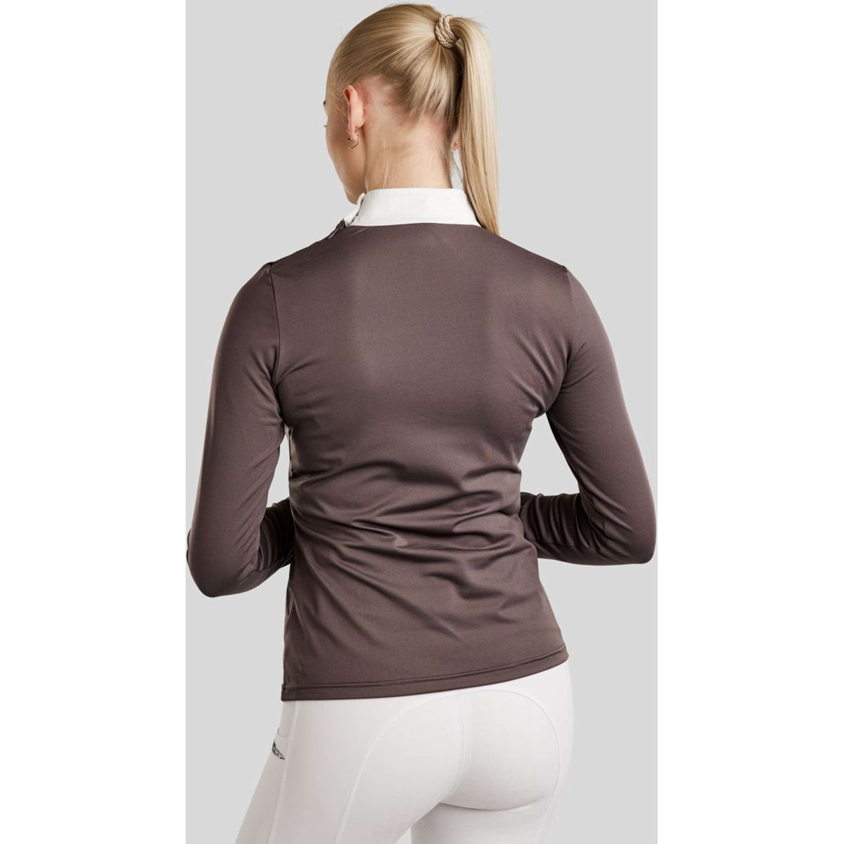 Montar T-shirt de Concours MoEmilia Longues Manches Black Peony