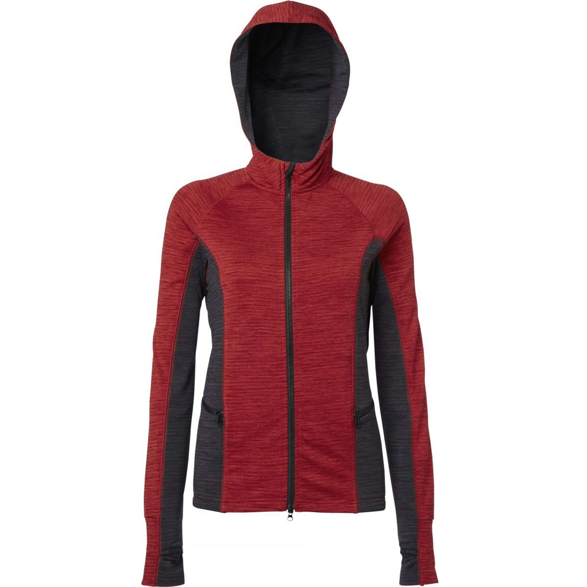 Mountain Horse Veste Bella Tech Fleece avec Capuchon Rouge