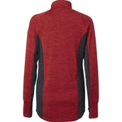 Mountain Horse Manches Longues Bella Tech Fleece Rouge