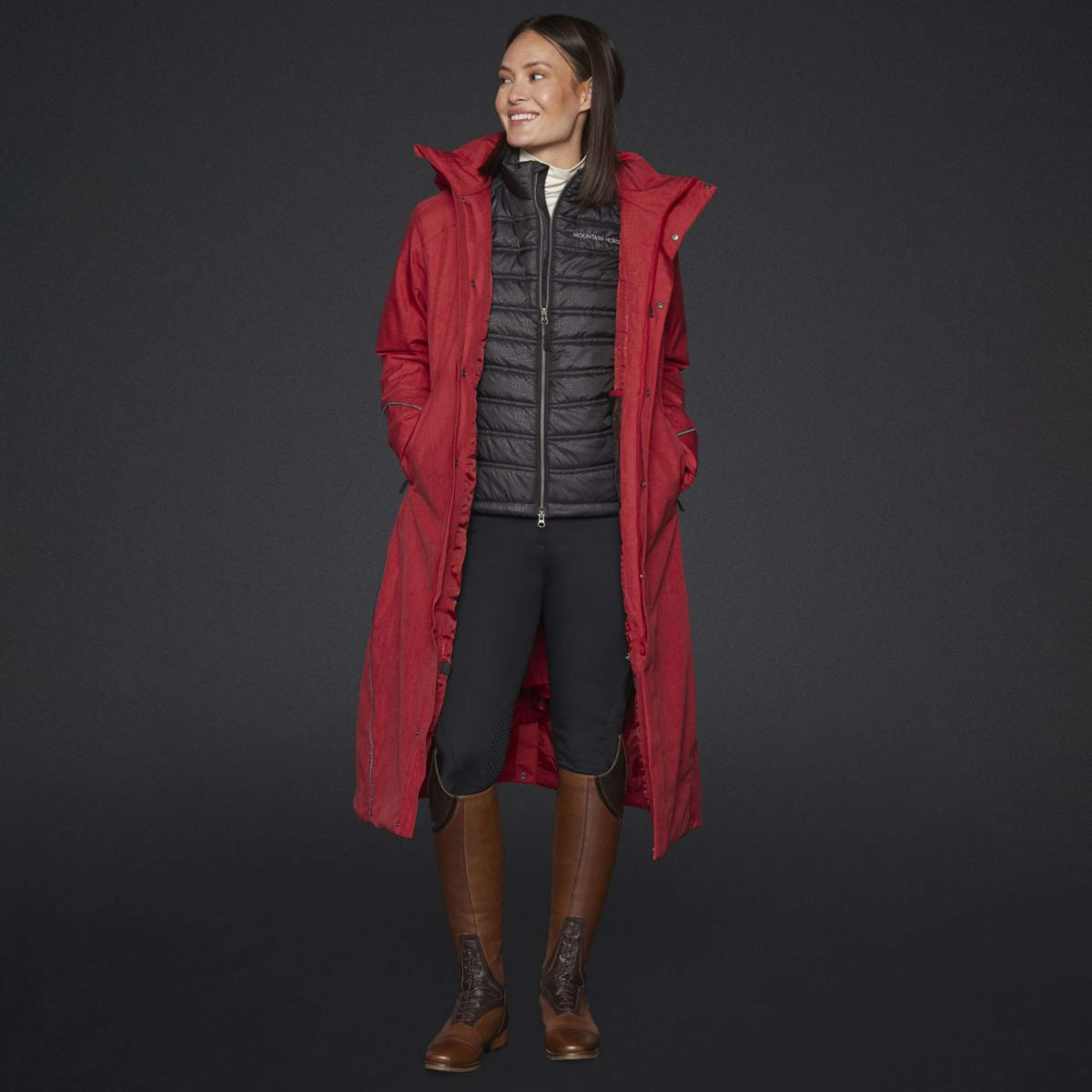 Mountain Horse Veste Felicia Long Rouge