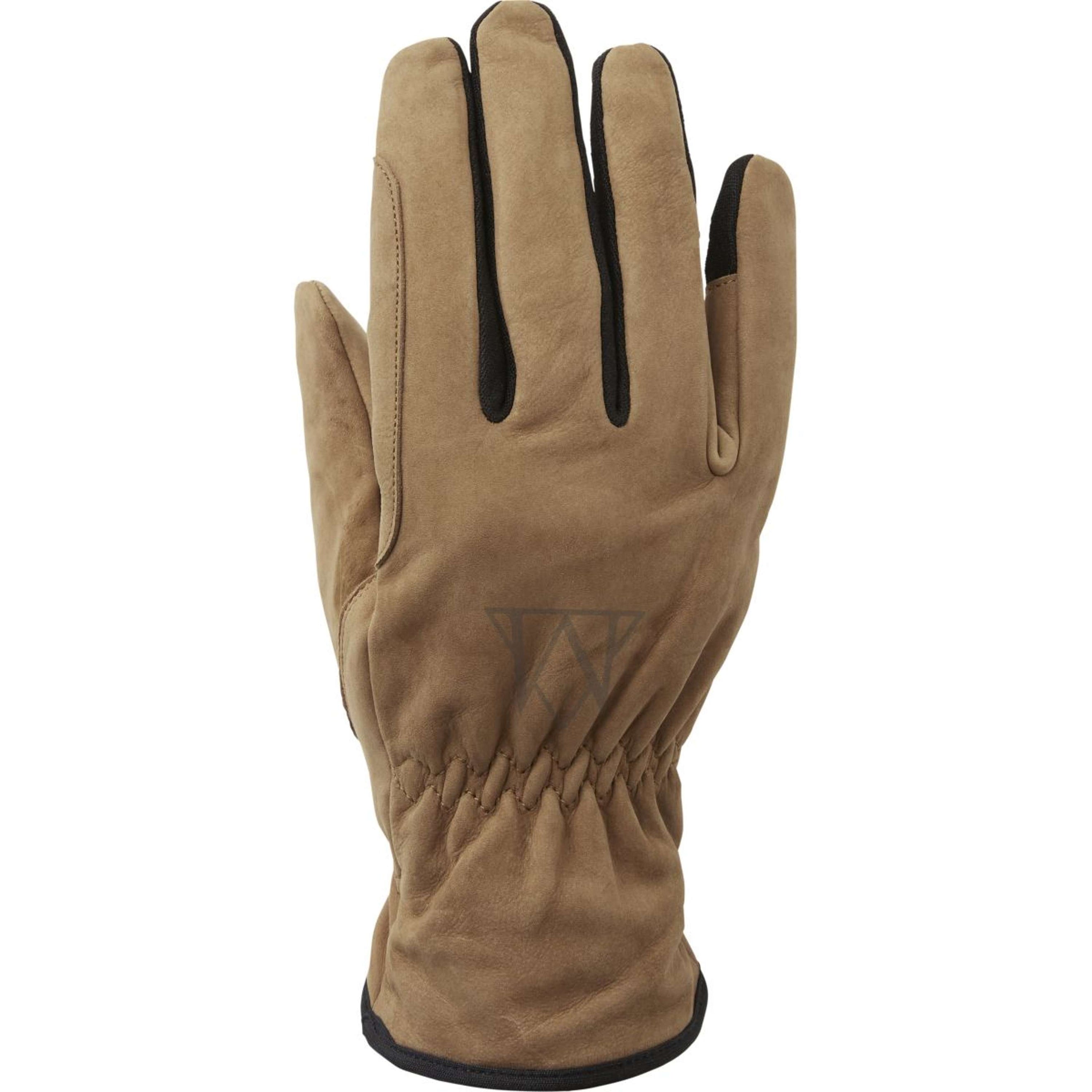 Mountain Horse Gants Leather Fleece Marron clair