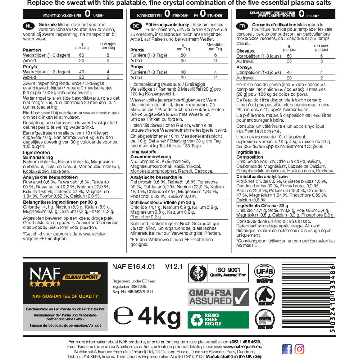 NAF Electrolytes Salts