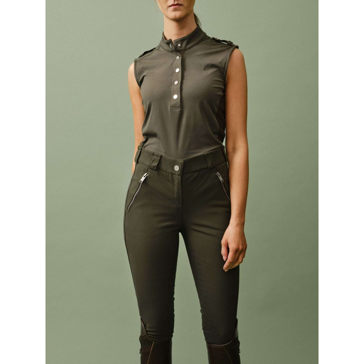 PS of Sweden Pantalon d'Équitation Ivy Forest Green