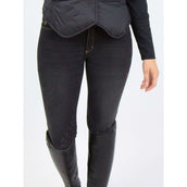 PS of Sweden Pantalon d'Équitation Ellie Jeans Noir Denim