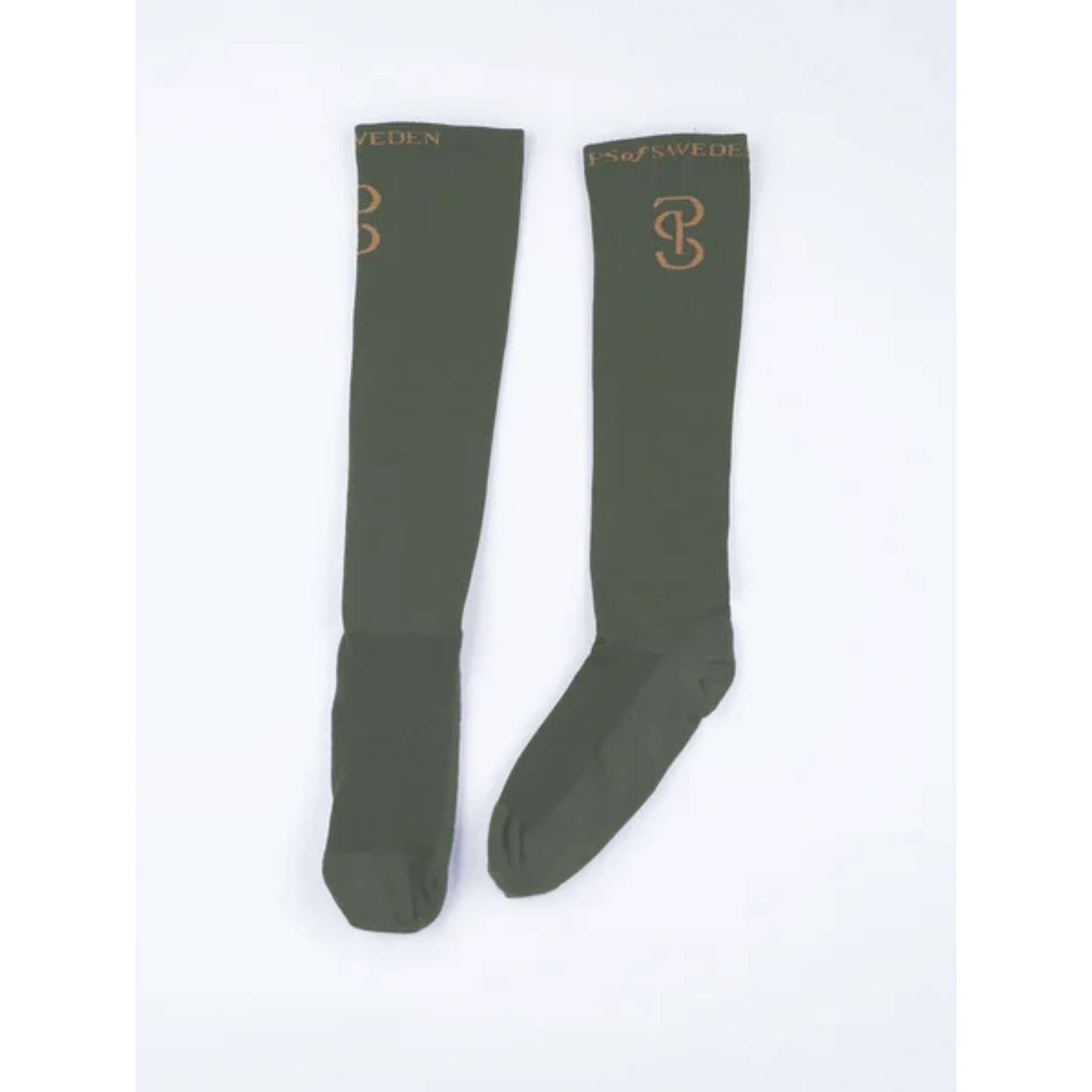 PS of Sweden Chaussettes Sky Riding 2-pack Vintage Green