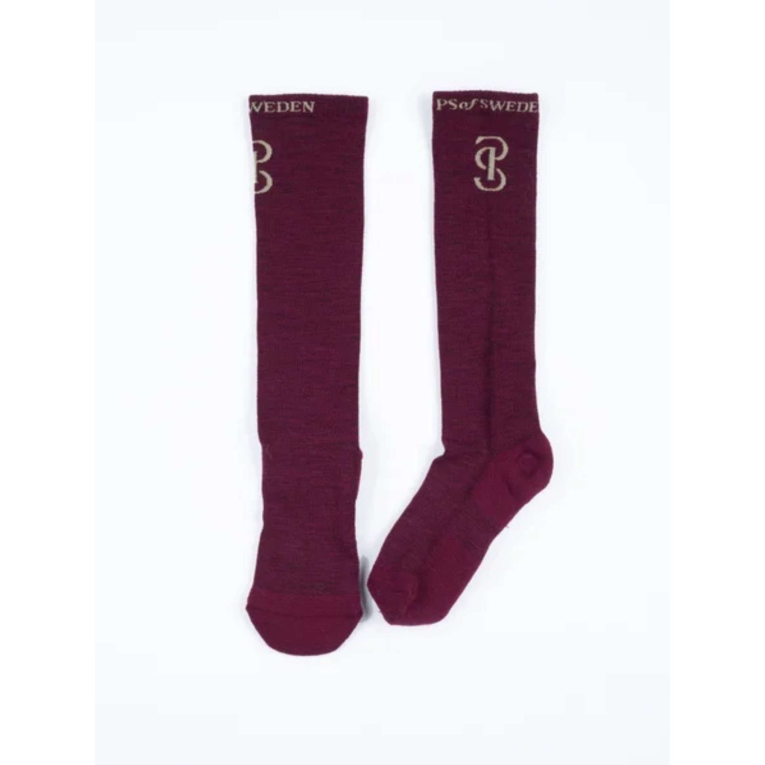 PS of Sweden Chaussettes Marion Merino Prune