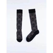 PS of Sweden Chaussettes Monogram Mid Grey