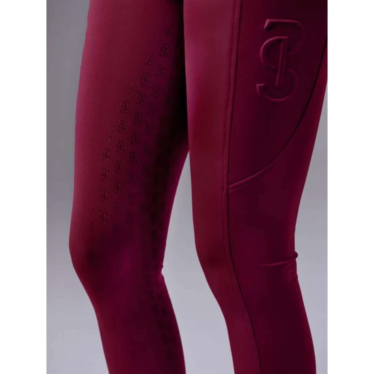 PS of Sweden Legging d'Équitation Katja Full Grip Prune