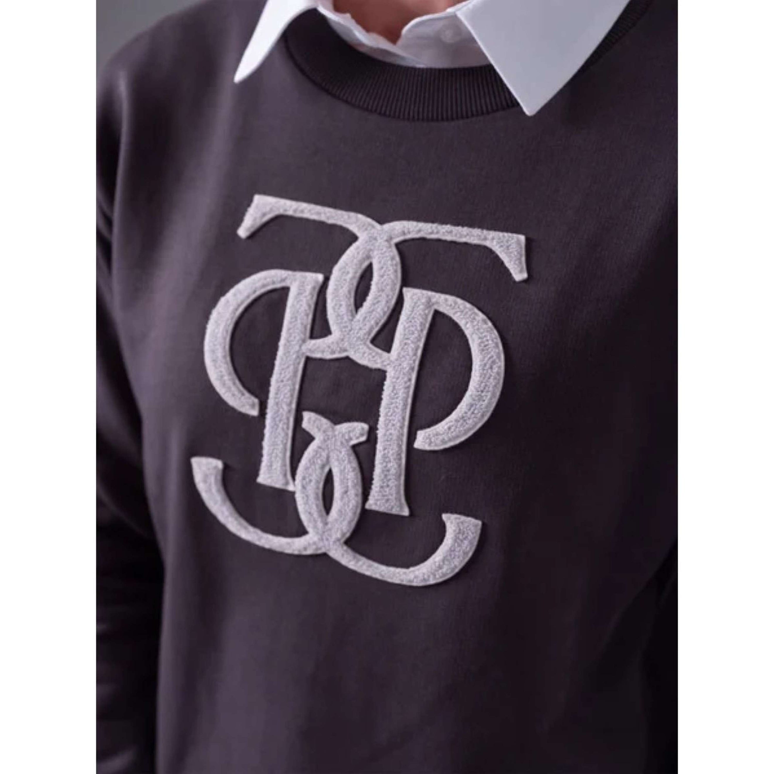 PS of Sweden Sweatshirt Karla Monogram Gris foncé