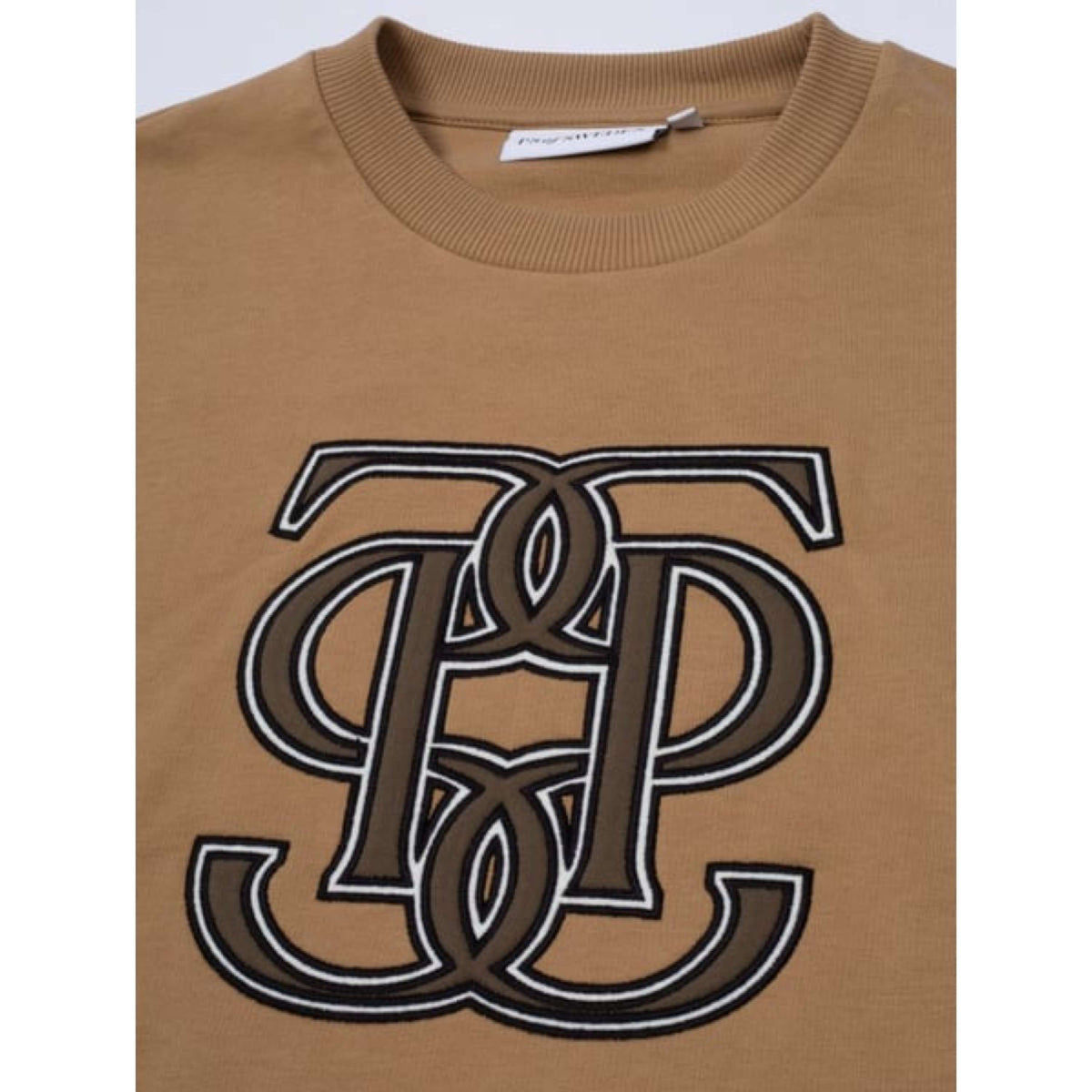 PS of Sweden Sweatshirt Carl Monogram Hommes Chameau