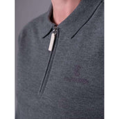 PS of Sweden Polo Olivia Dark Grey Melange