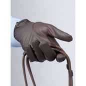 PS of Sweden Gants d'Équitation Grip Hommes Café-Marron